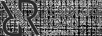 The image shows the logo for "Resolute Road Hospitality" with stylized initials "RR" on the left. logo on footer section. Link to external website.